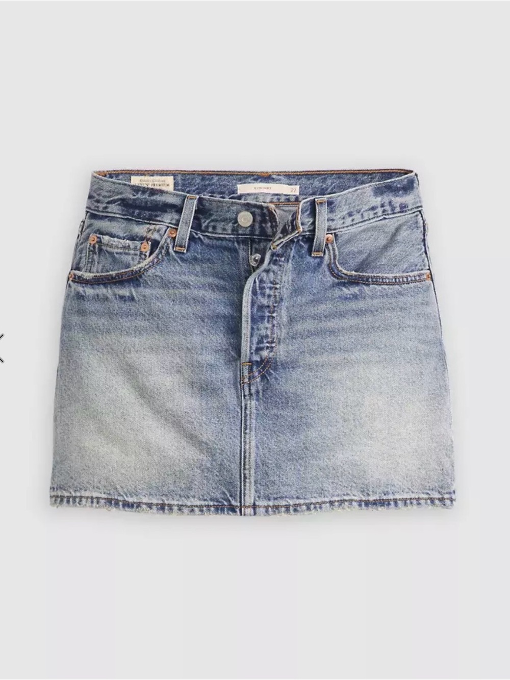 Levi's® Premium Denim ICON SKIRT NWT $70 Size 27 Sold on Free People